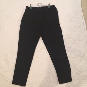 High waist tapered trousers